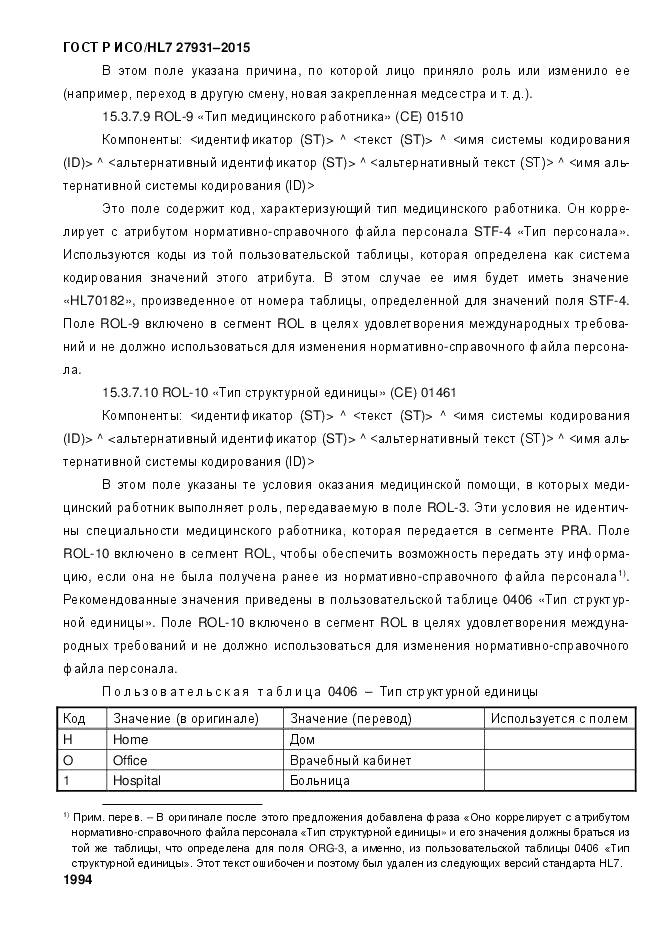 ГОСТ Р ИСО/HL 7 27931-2015, страница 2001